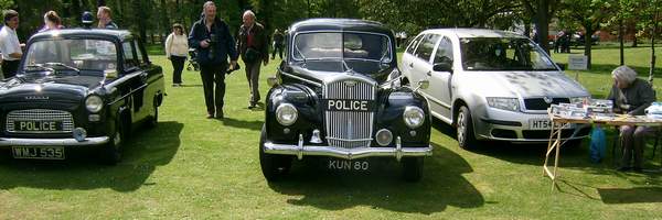 Display of classic police cars - Lincolnshire Police 4th Annual Open Day 2010 - Lincolnshire Magazine - LincsMag.com