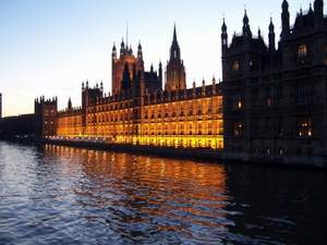 Houses of Parliament at dusk - Photographer - Nicholas Tarling