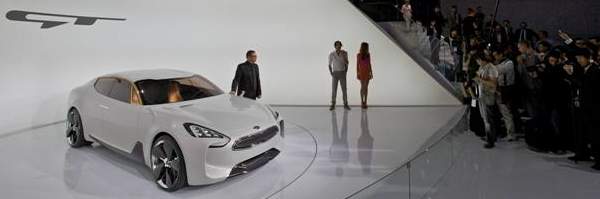 Kia GT at Frankfurt Motor Show for LincsMag - photo by Rob Shaw www.media-dog.com - Lincolnshire Magazine - LincsMag.com