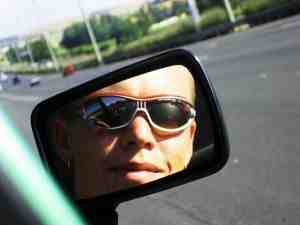 Mirror Mirror In The Car - Photo by Gail Rau - Lincolnshire Magazine - LincsMag.com