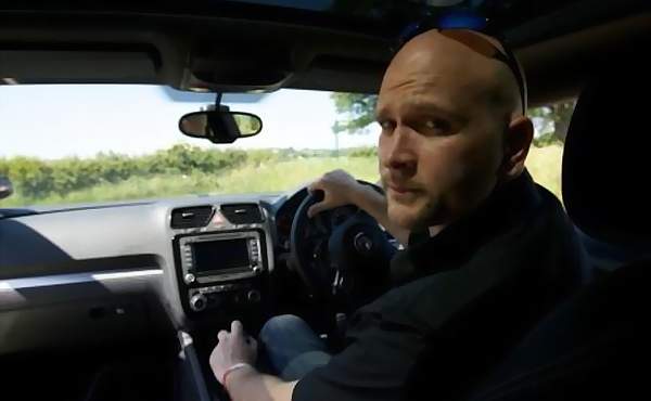 Tim inside Scirocco for LincsMag - VW Scirocco R - Lincolnshire Magazine - LincsMag.com