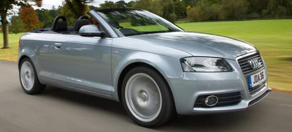 Audi A3 Convertible motion shot for LincsMag