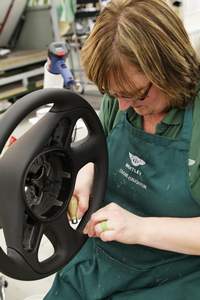 Leather wheel stitched - Magnum Opus Motoring - Lincolnshire Magazine - LincsMag.com