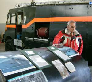 Roger Crisp explains about the Dams Raid - Photo by Baron Halpenny- RAF Scampton Living History - Photo by Baron Halpenny - Lincolnshire Magazine - LincsMag.com