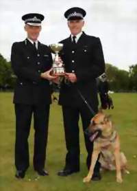 P.C. Bob Newham of Lincolnshire with Police Dog Razor - Lincolnshire Magazine - LincsMag.com